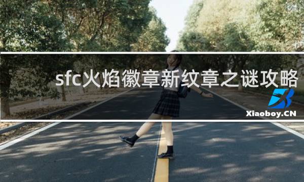 sfc火焰徽章新纹章之谜攻略