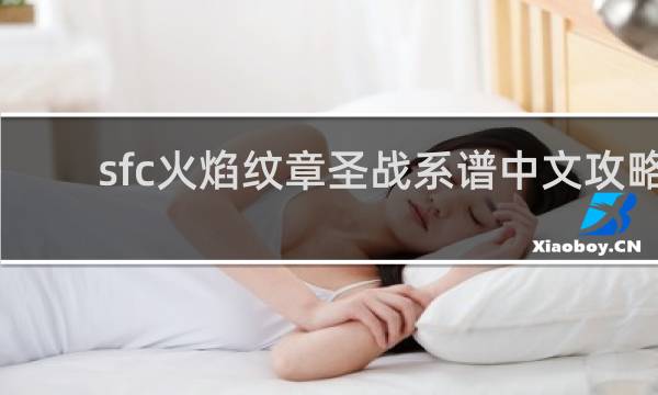 sfc火焰纹章圣战系谱中文攻略