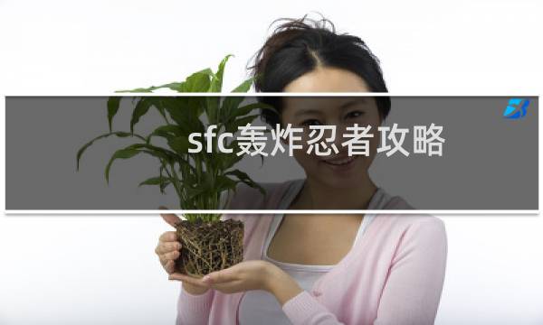 sfc轰炸忍者攻略