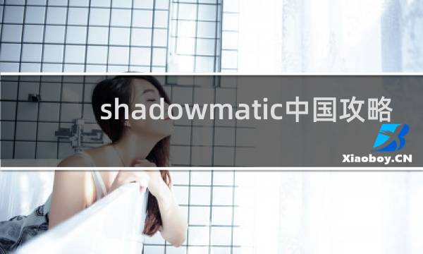 shadowmatic中国攻略