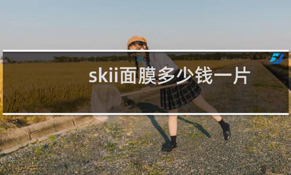 skii面膜多少钱一片