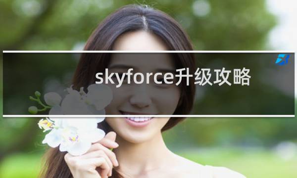 skyforce升级攻略