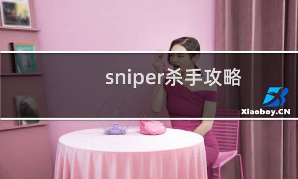 sniper杀手攻略