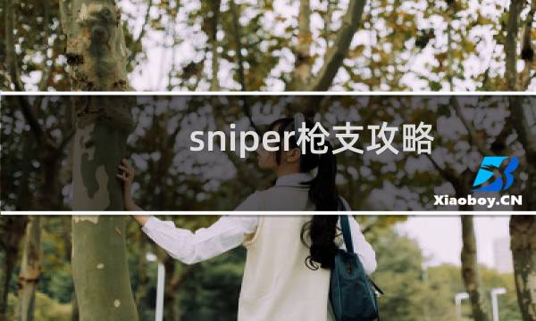 sniper枪支攻略