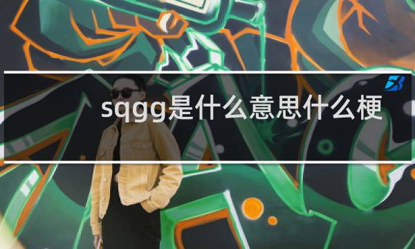 sqgg是什么意思什么梗