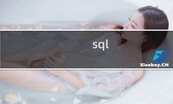 sql 并
