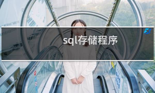 sql存储程序
