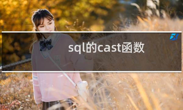 sql的cast函数