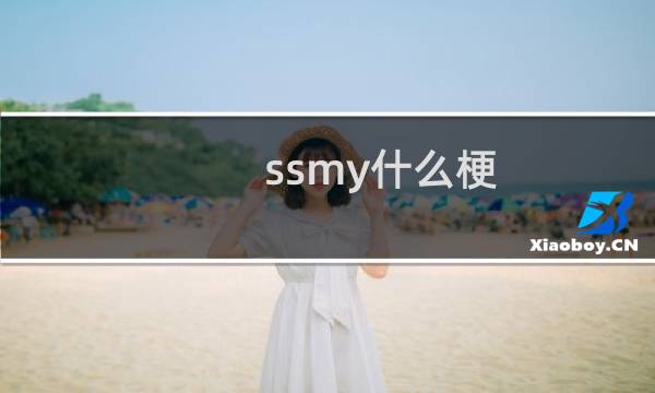 ssmy什么梗