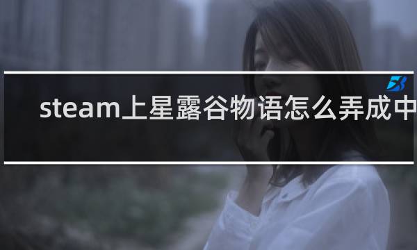 steam上星露谷物语怎么弄成中文