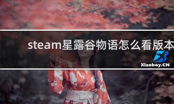 steam星露谷物语怎么看版本