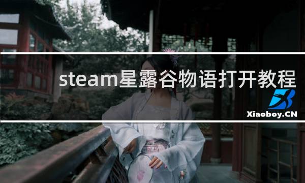 steam星露谷物语打开教程