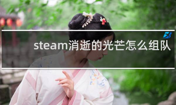 steam消逝的光芒怎么组队