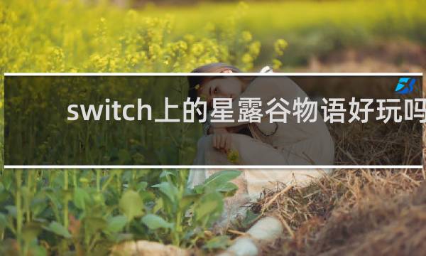switch上的星露谷物语好玩吗