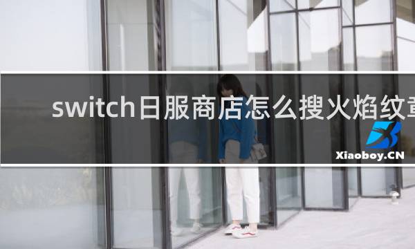 switch日服商店怎么搜火焰纹章
