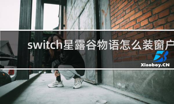 switch星露谷物语怎么装窗户