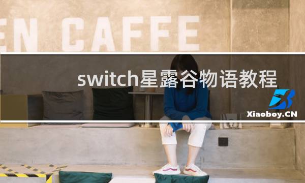 switch星露谷物语教程