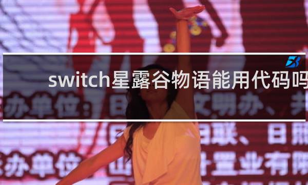 switch星露谷物语能用代码吗
