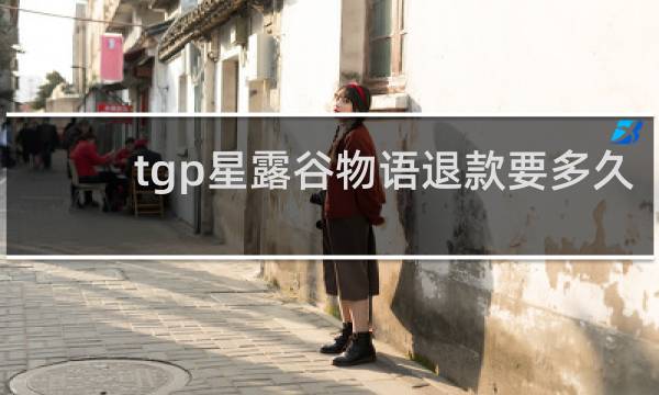 tgp星露谷物语退款要多久