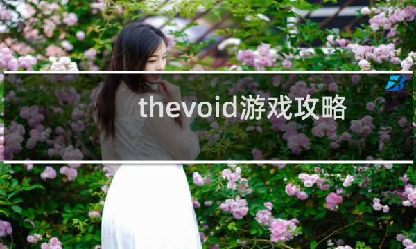 thevoid游戏攻略