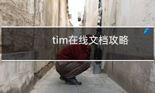 tim在线文档攻略