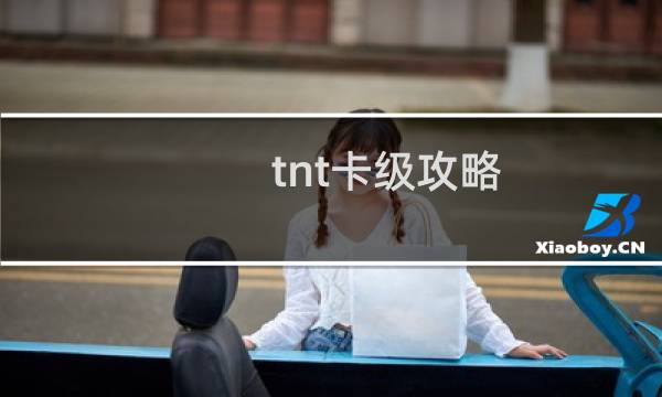 tnt卡级攻略