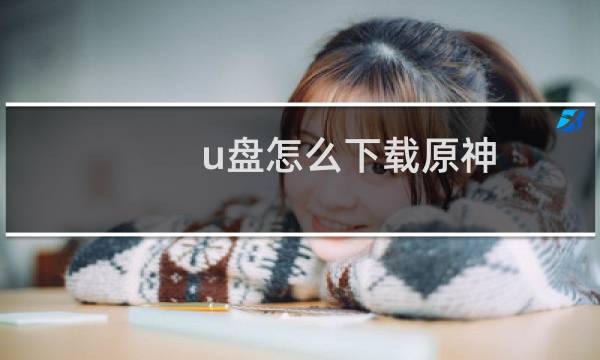u盘怎么下载原神