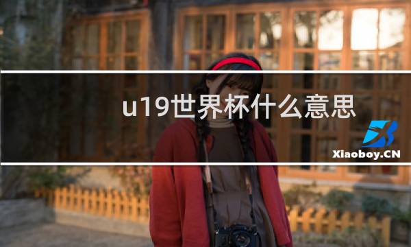 u19世界杯什么意思