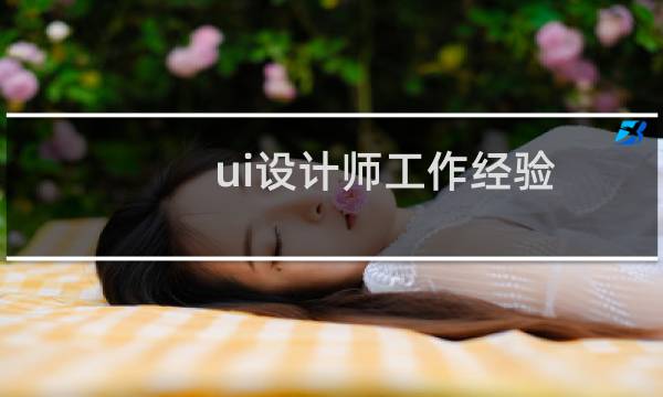 ui设计师工作经验