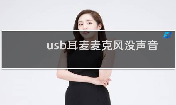 usb耳麦麦克风没声音