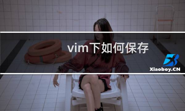 vim下如何保存