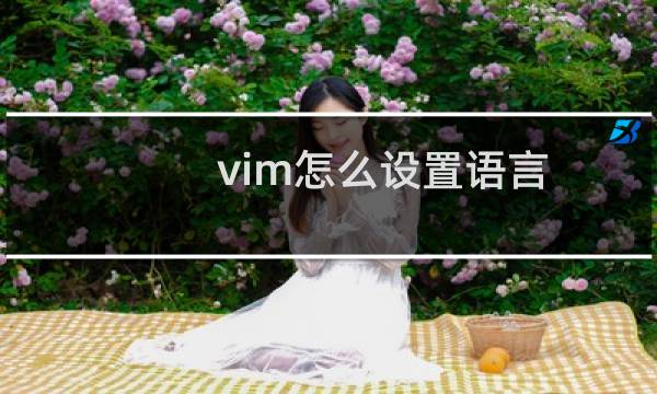 vim怎么设置语言