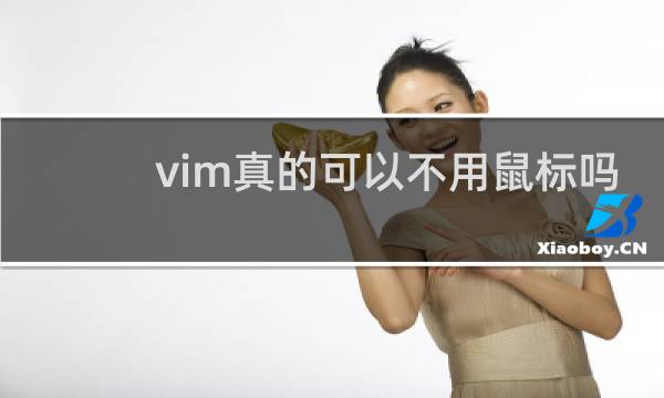 vim真的可以不用鼠标吗