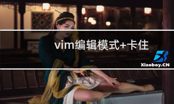 vim编辑模式+卡住