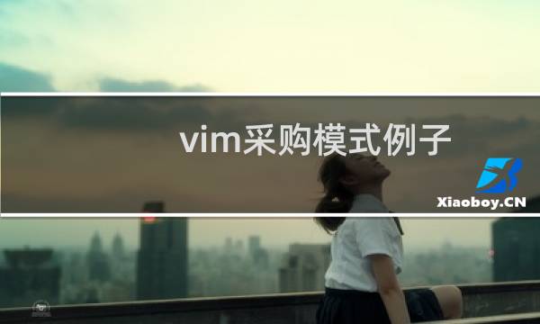 vim采购模式例子