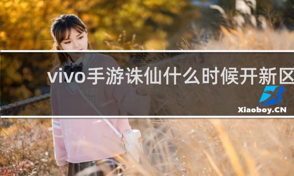 vivo手游诛仙什么时候开新区