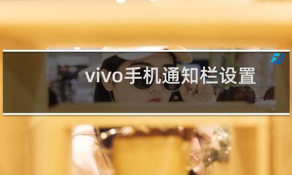 vivo手机通知栏设置在哪