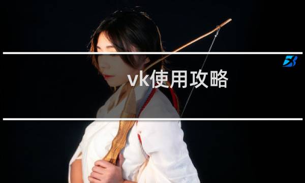 vk使用攻略