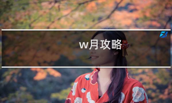 w月攻略