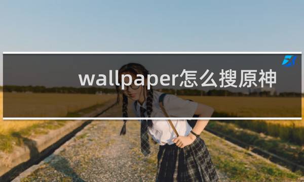 wallpaper怎么搜原神