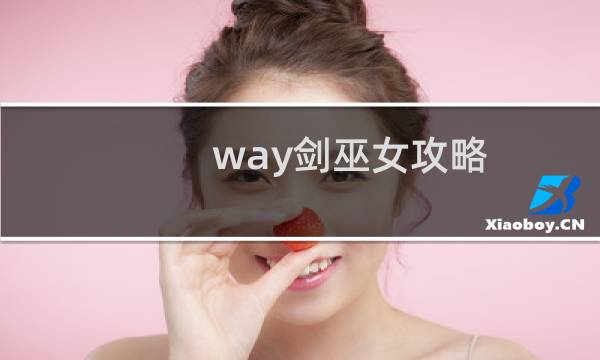 way剑巫女攻略