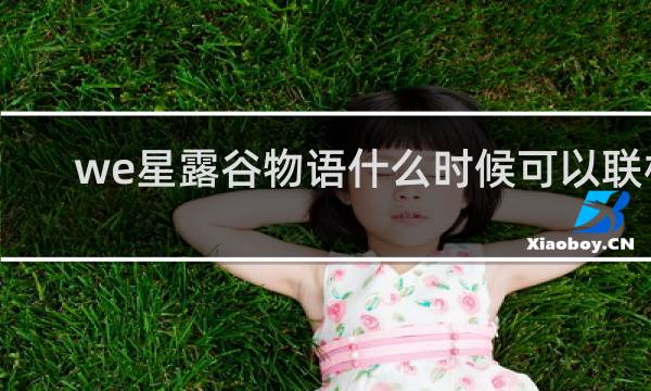 we星露谷物语什么时候可以联机