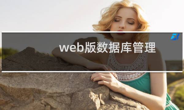 web版数据库管理