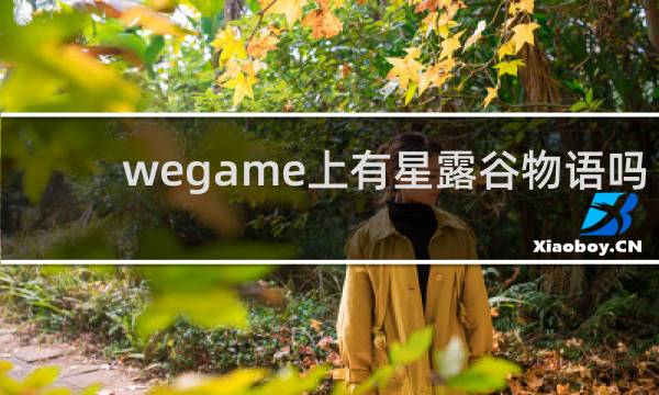 wegame上有星露谷物语吗