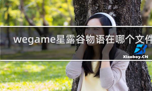 wegame星露谷物语在哪个文件夹