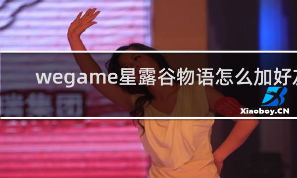 wegame星露谷物语怎么加好友