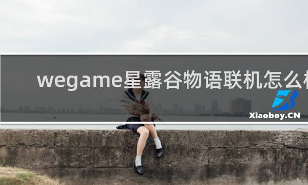 wegame星露谷物语联机怎么样