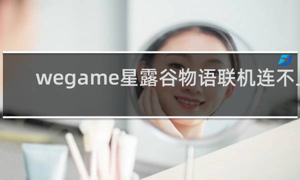 wegame星露谷物语联机连不上