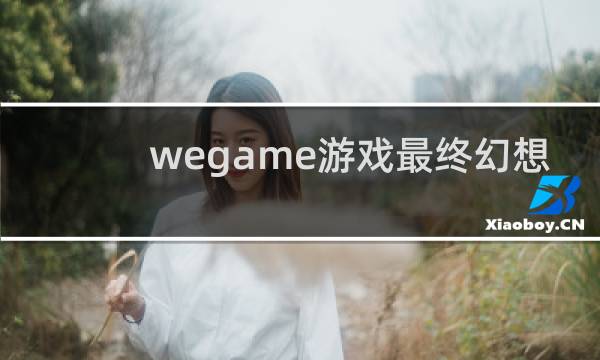 wegame游戏最终幻想