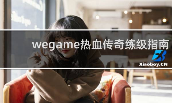 wegame热血传奇练级指南